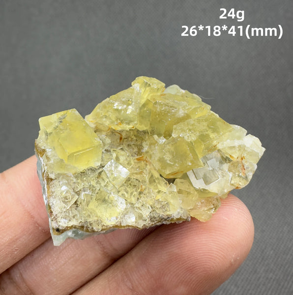Yellow Fluorite Cluster-ToShay.org