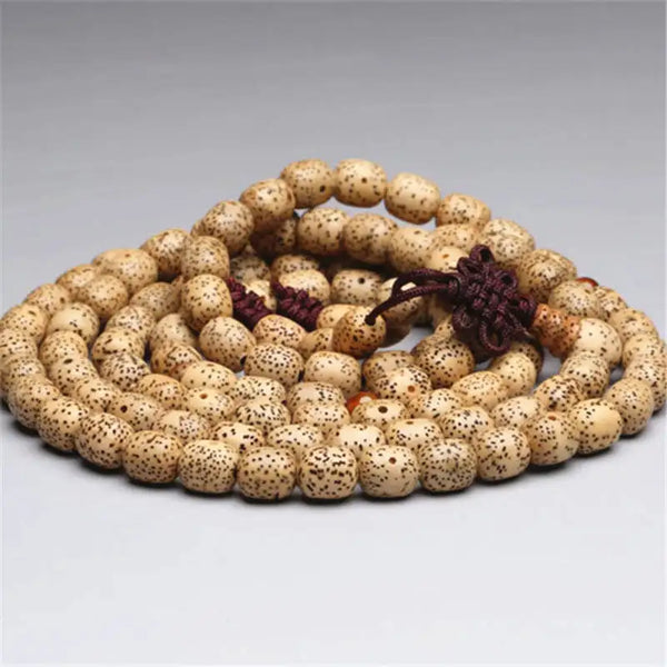 Brown Bodhi Bead Mala-ToShay.org