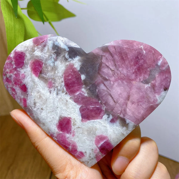 Pink Unicorn Tourmaline Heart-ToShay.org