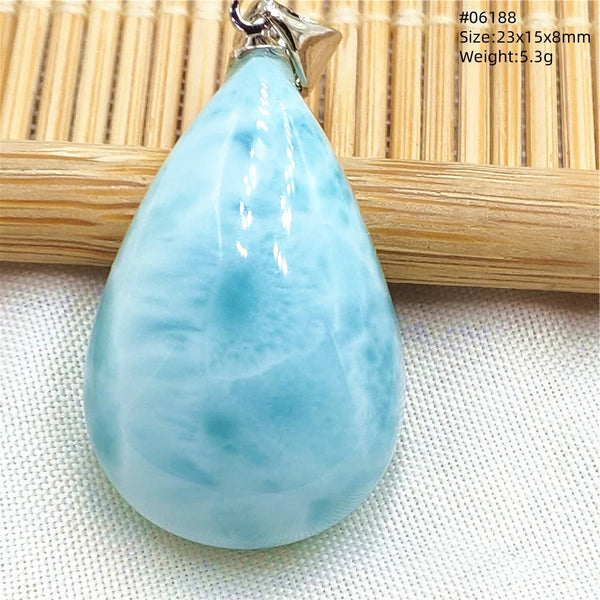 Blue Larimar Pendant-ToShay.org