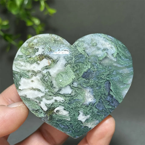 Green Aquatic Agate Heart-ToShay.org