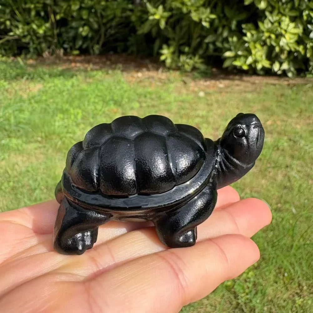 Black Obsidian Turtle-ToShay.org