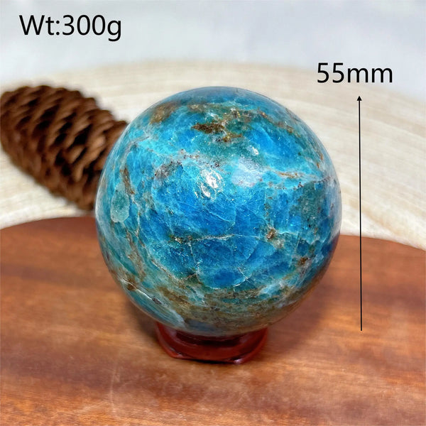 Blue Apatite Ball-ToShay.org