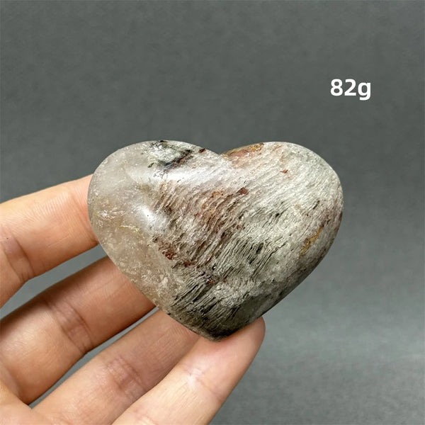 Green Ghost Quartz Heart-ToShay.org