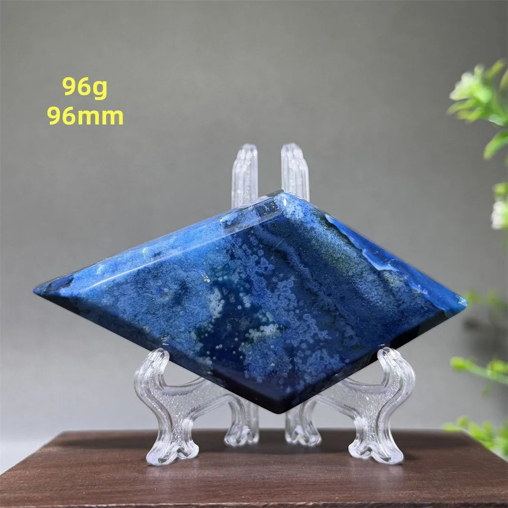 Blue Agate Lace Diamond-ToShay.org