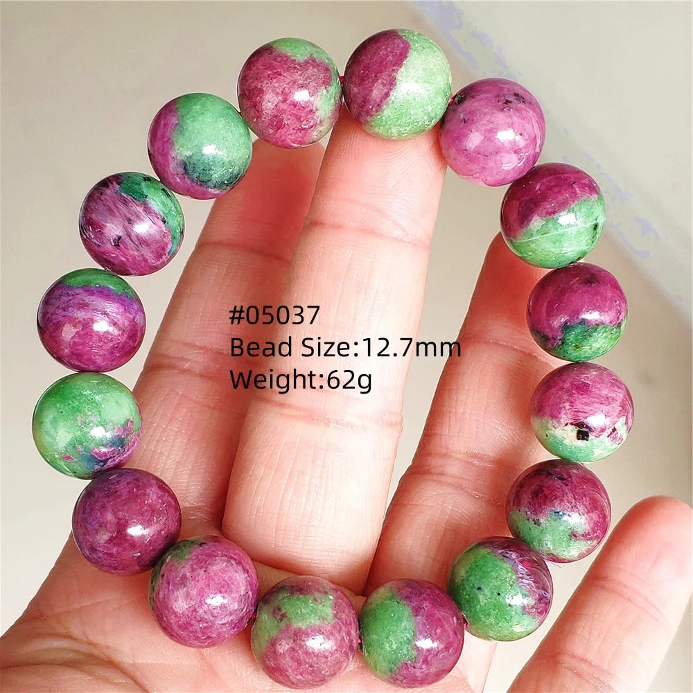 Red Ruby Zoisite Bracelet-ToShay.org