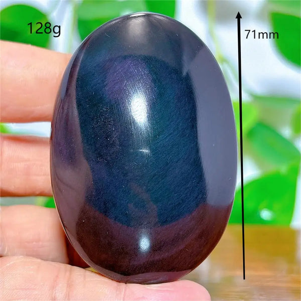 Rainbow Obsidian Palm Stones-ToShay.org