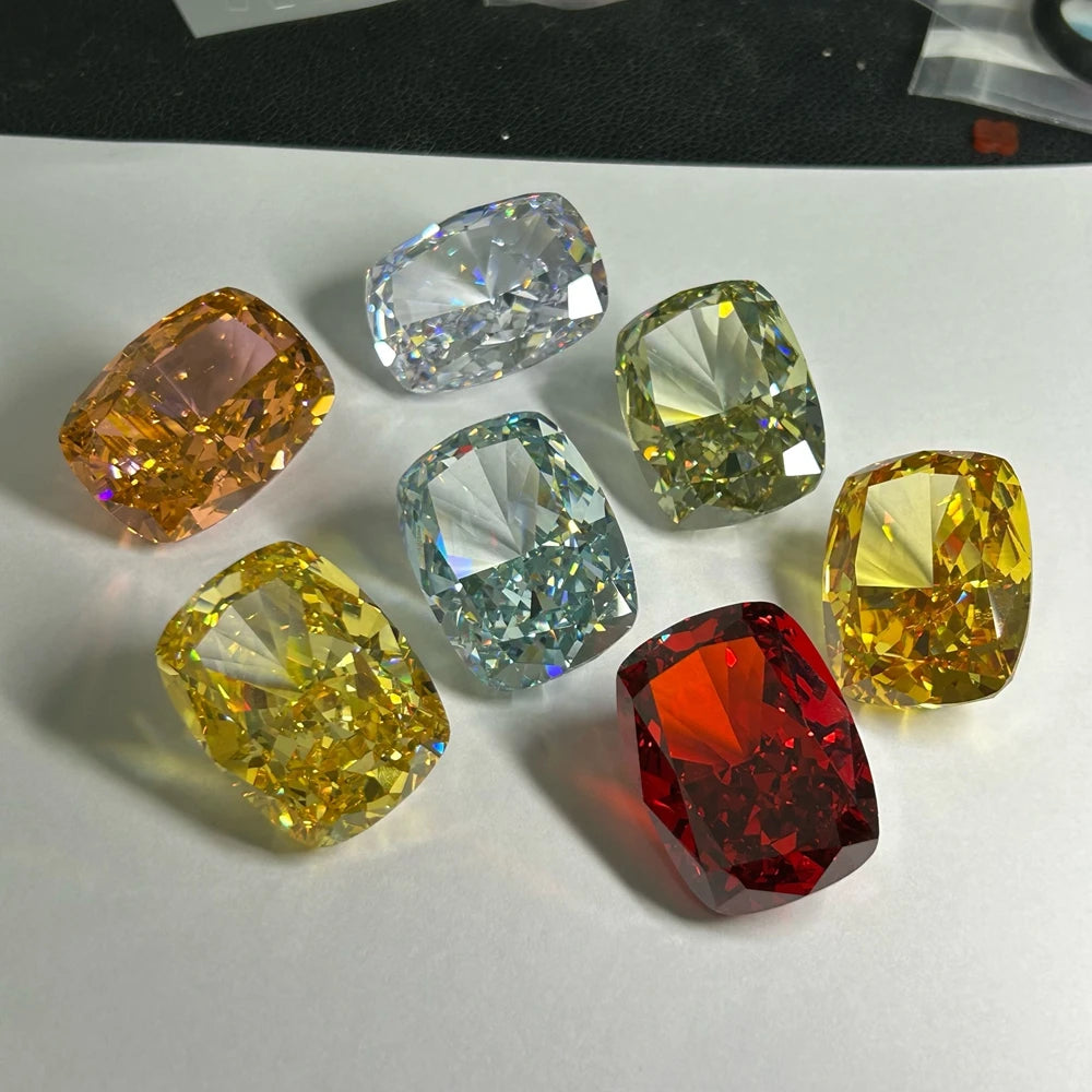 Blue Crushed Ice Cubic Zirconia-ToShay.org