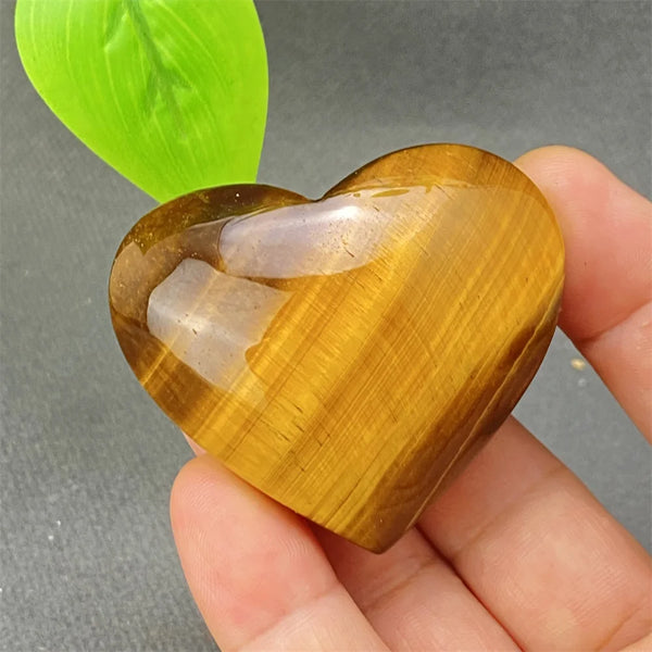 Yellow Tiger Eye Heart-ToShay.org