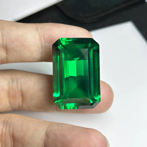 Green Crystal Cut Emerald-ToShay.org