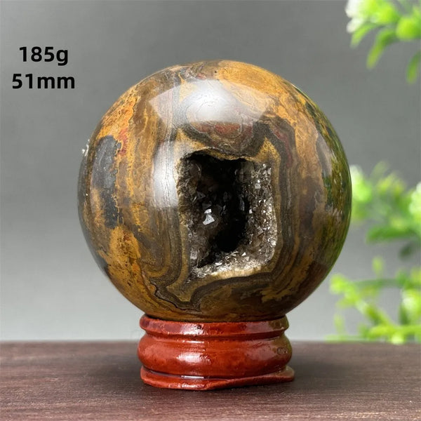 Ocean Jasper Geode Ball-ToShay.org