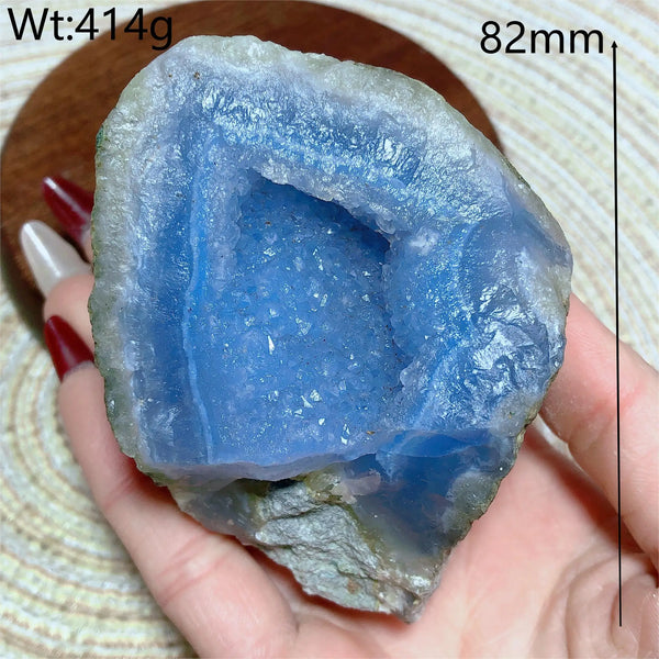 Blue Lace Agate Raw Stone-ToShay.org