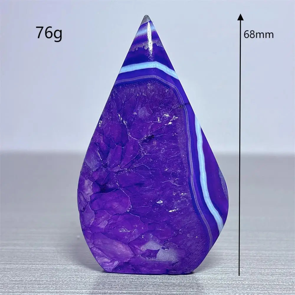 Violet Agate Torch-ToShay.org