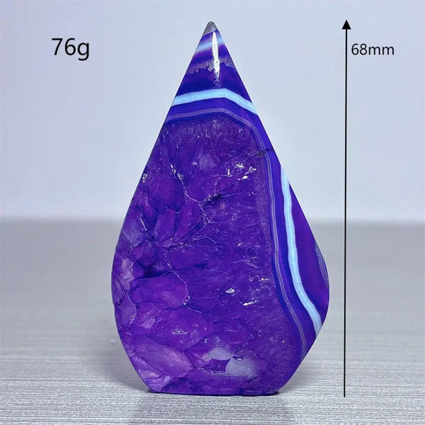 Violet Agate Torch-ToShay.org