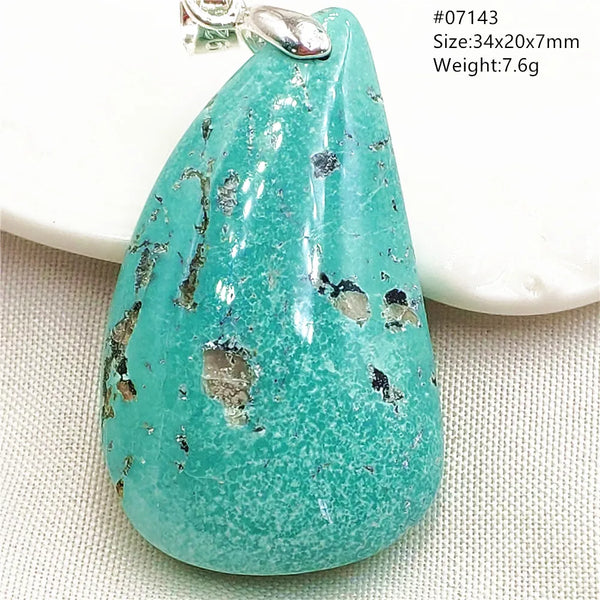 Blue Turquoise Pendant-ToShay.org