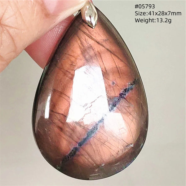 Blue Purple Labradorite Pendant-ToShay.org