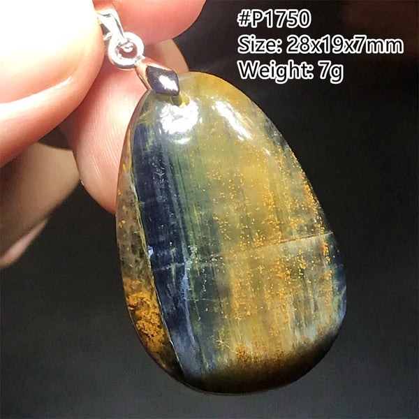 Blue Pietersite Pendant-ToShay.org