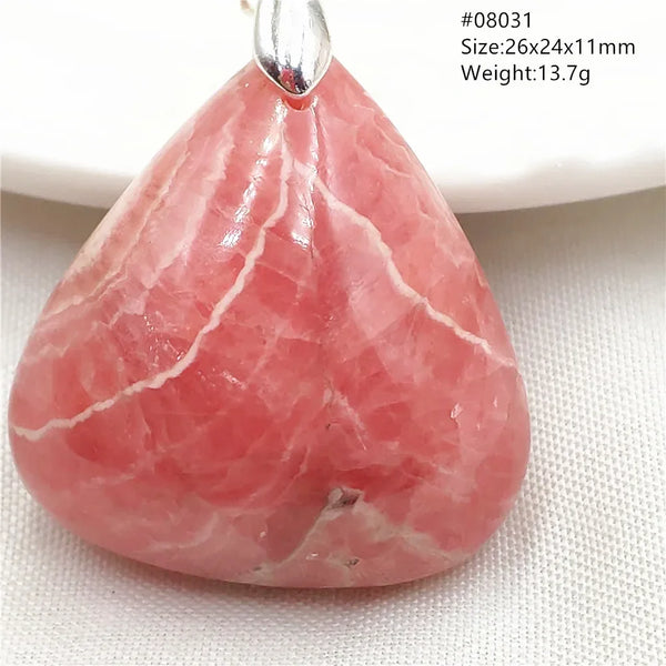 Red Rhodochrosite Pendant-ToShay.org