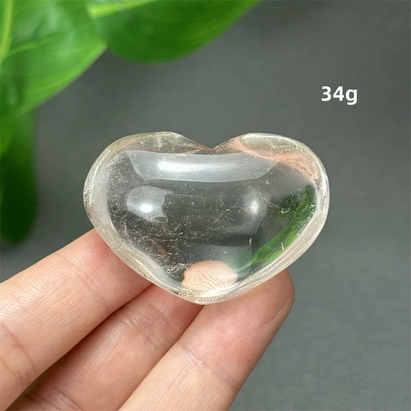 Clear Crystal Heart-ToShay.org