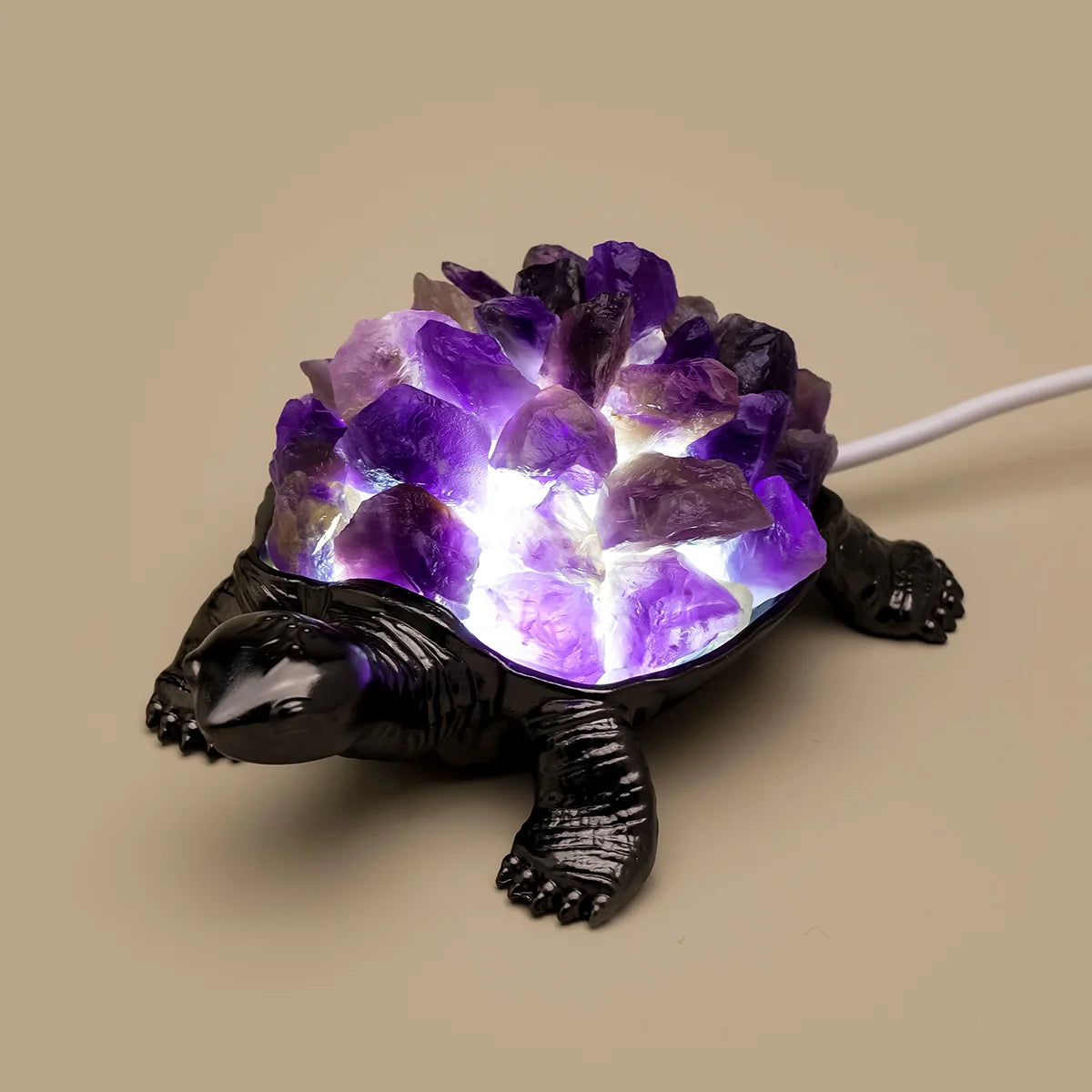 Purple Amethyst Turtle Light-ToShay.org
