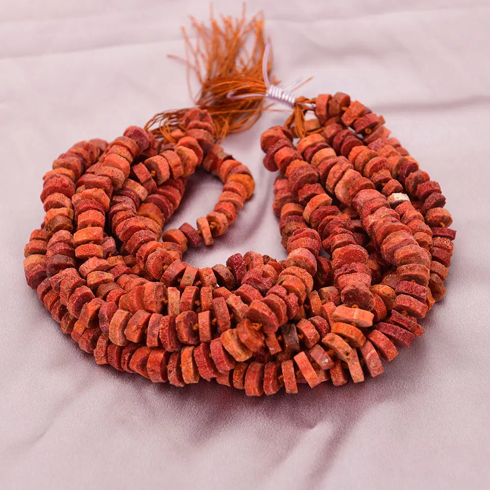 Red Orange Coral Beads-ToShay.org