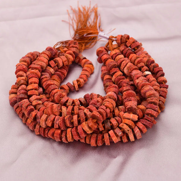 Red Orange Coral Beads-ToShay.org