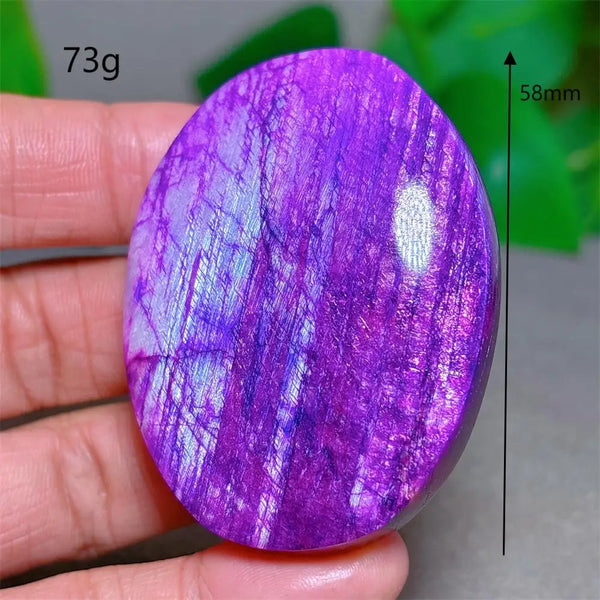Violet Moonstone Palm Stone-ToShay.org