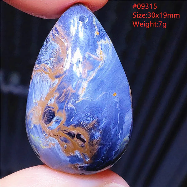 Blue Pietersite Chatoyant Pendant-ToShay.org