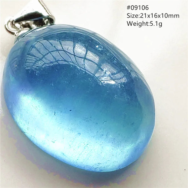 Blue Aquamarine Pendant-ToShay.org