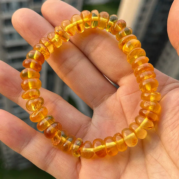 Yellow Amber Bracelet-ToShay.org