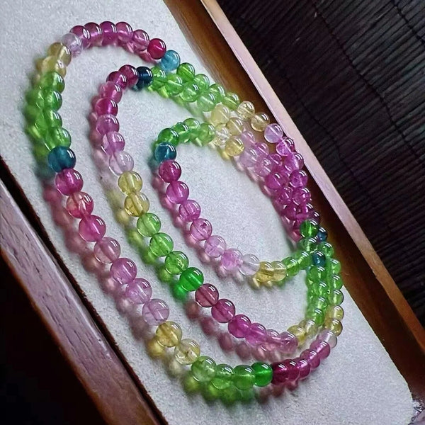 Green Blue Tourmaline Bracelet-ToShay.org