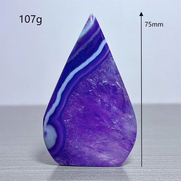 Violet Agate Torch-ToShay.org