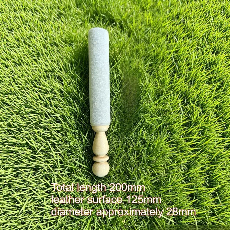 Crystal Singing Bowl Stick Sheepskin Sound Bowl Knocking Stick Wood Handle Singing Bowls Sticks Musical Instrument Accessories-ToShay.org