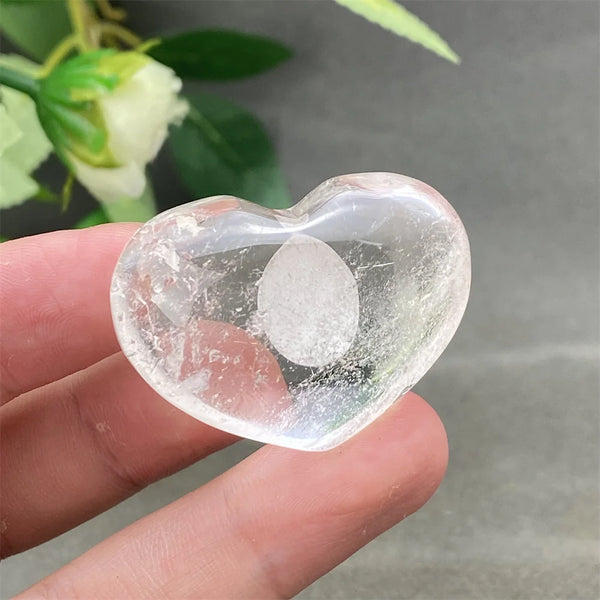 Clear Crystal Heart-ToShay.org