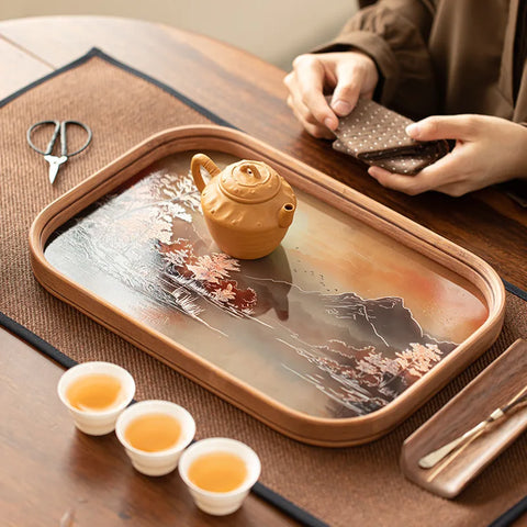 Bamboo Tea Tray-ToShay.org