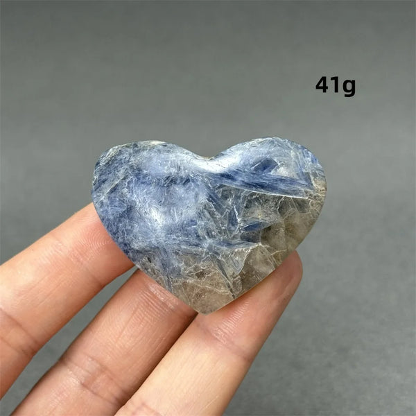 Blue Kyanite Heart-ToShay.org