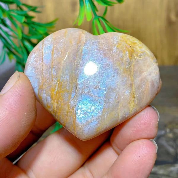 Orange Moonstone Heart-ToShay.org