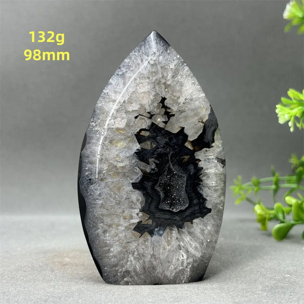 Black Onyx Geode Torch-ToShay.org