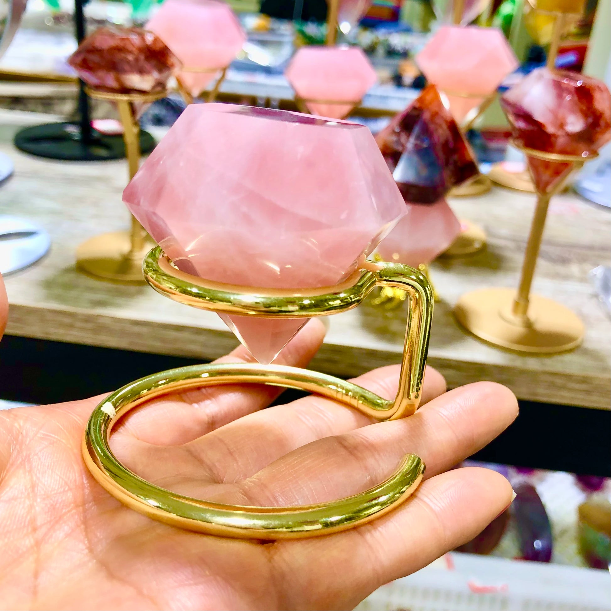 Red Fire Quartz Diamond-ToShay.org