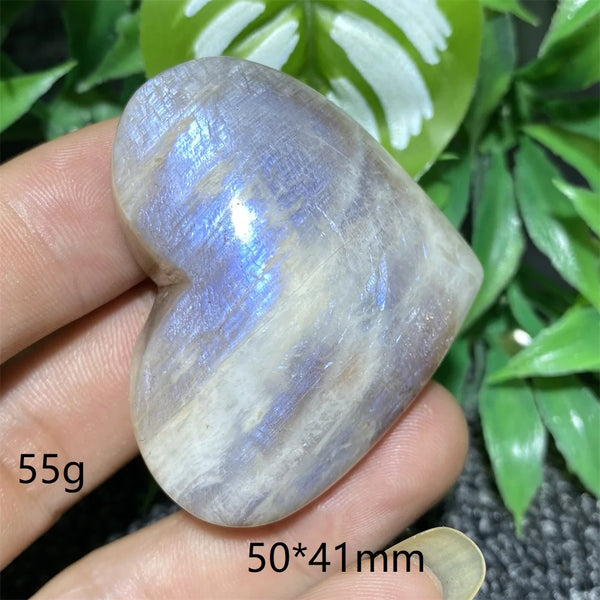 Blue Moonstone Heart-ToShay.org