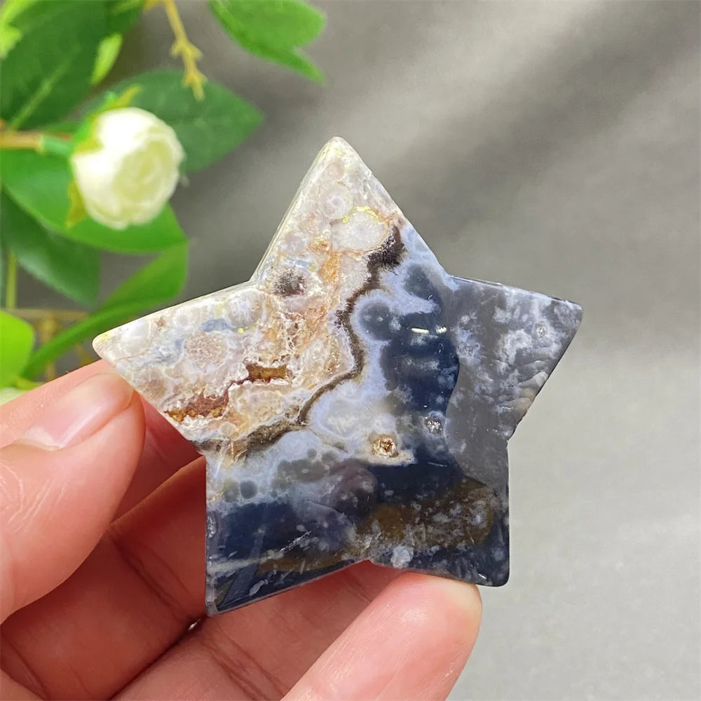 Black Cherry Blossom Agate-ToShay.org