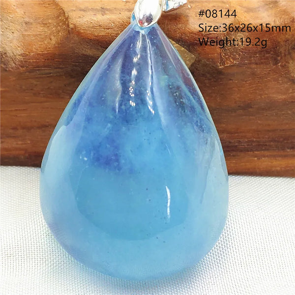 Blue Aquamarine Pendant-ToShay.org