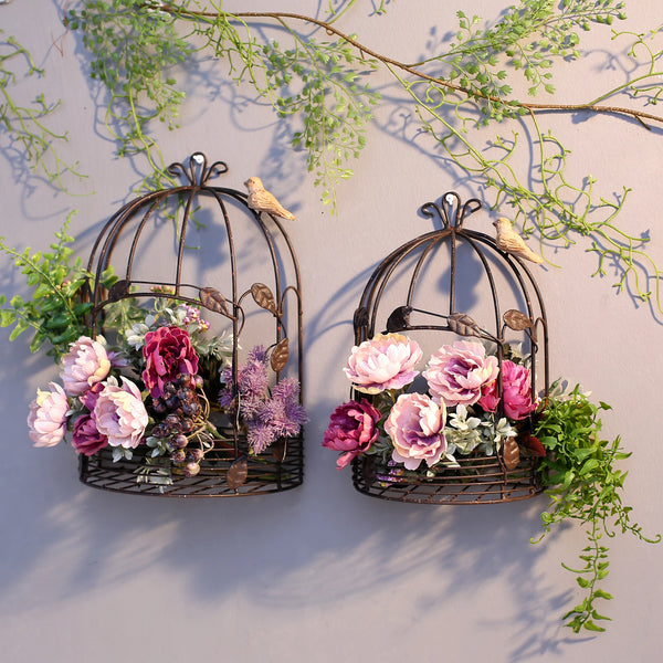 Bird Cage Flower Basket-ToShay.org