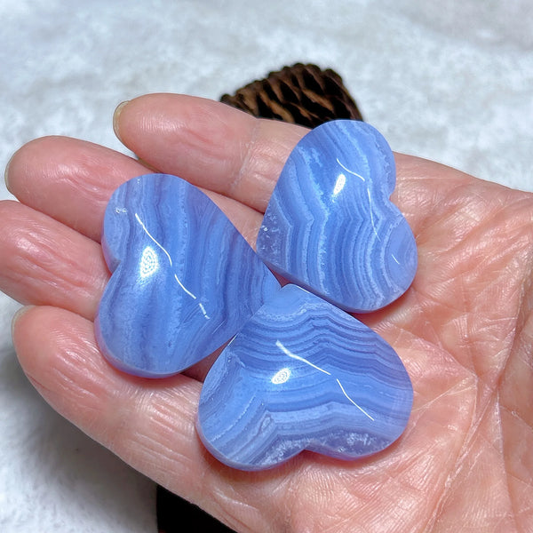 Blue Lace Agate Heart-ToShay.org