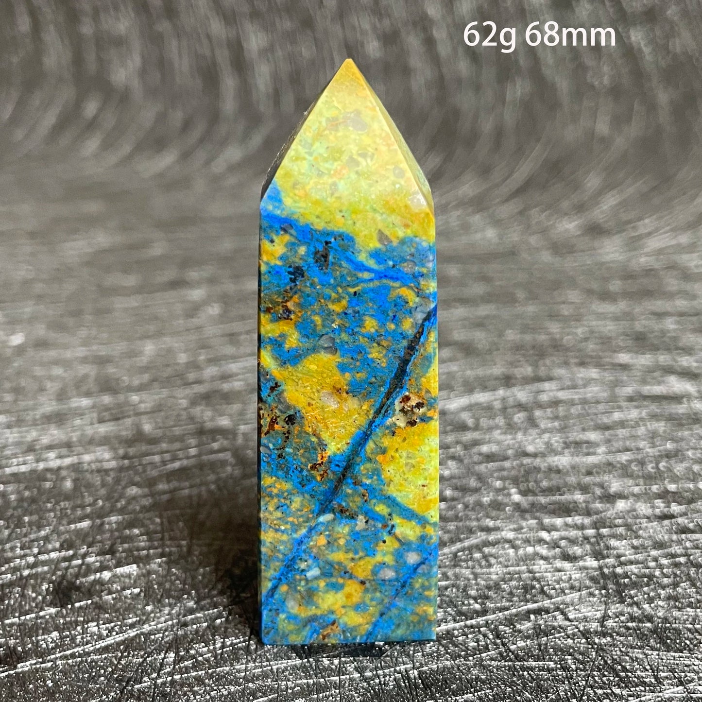 Blue Azurite Malachite Point-ToShay.org