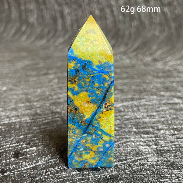 Blue Azurite Malachite Point-ToShay.org