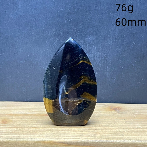 Blue Tiger Eye Stone Flame-ToShay.org