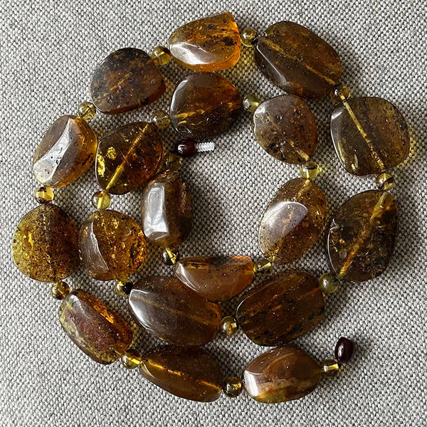 Yellow Amber Necklace-ToShay.org