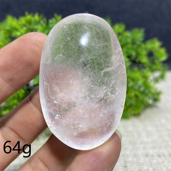 Clear Crystal Palm Stone-ToShay.org