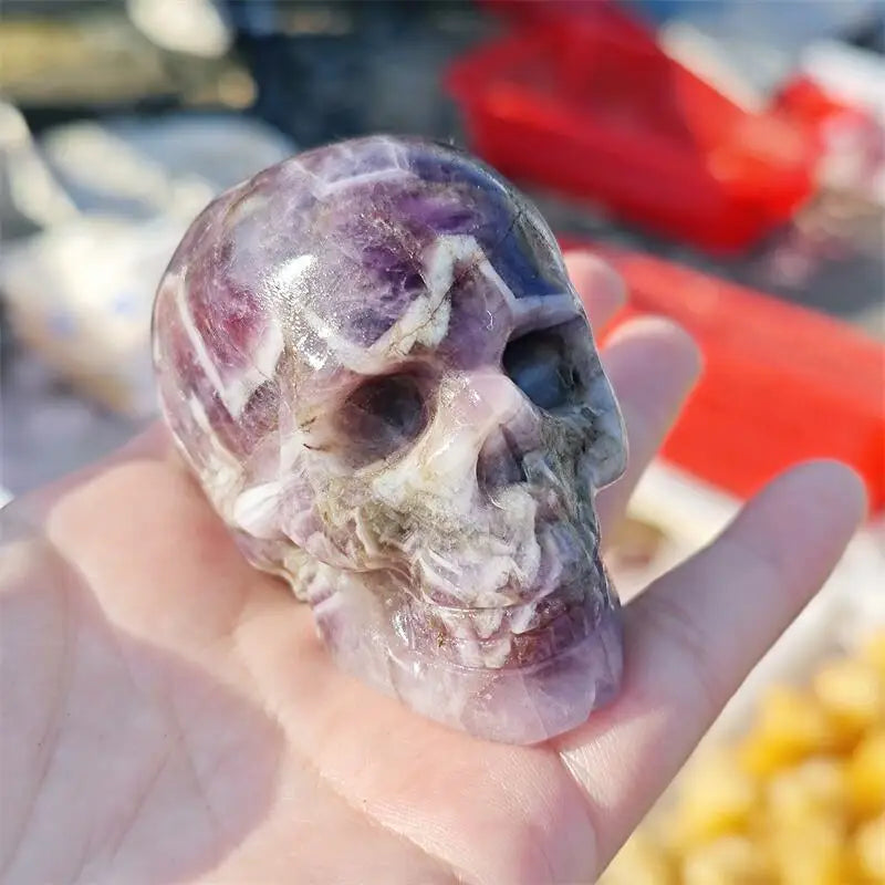 Purple Dream Amethyst Skull-ToShay.org